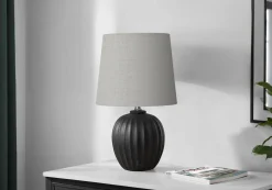 Lampe de table 19"H en résine