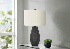 Lampe de table 24"H en résine