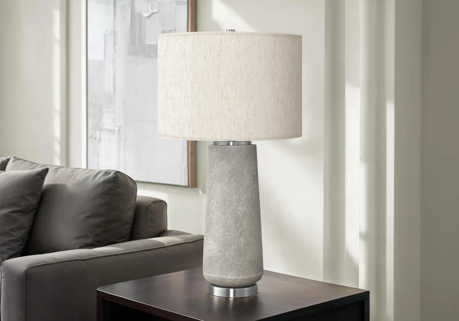 Lampe de table 29"H en résine
