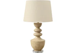 Lampe de table 28"H en résine