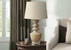 Lampe de table 28"H en résine