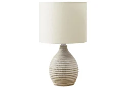 Lampe de table 17"H en résine