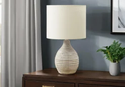 Lampe de table 17"H en résine