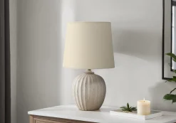 Lampe de table 19"H en résine