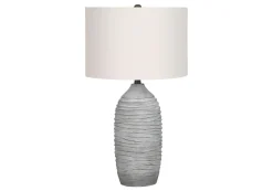 Lampe de table 27"H en résine