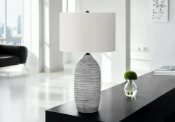 Lampe de table 27"H en résine