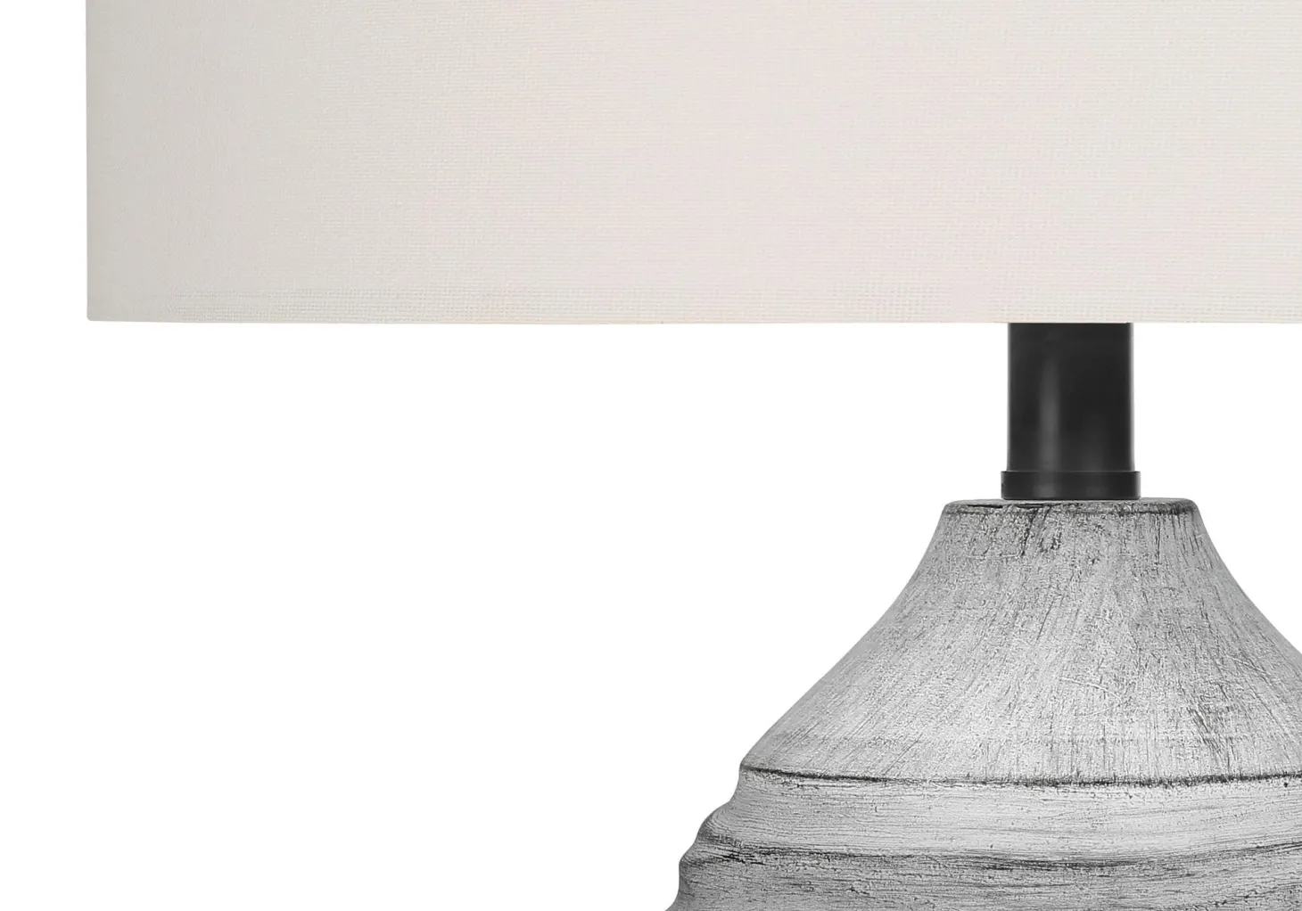 Lampe de table 27"H en résine