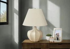 Lampe de table 21"H en résine