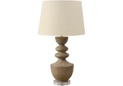 Lampe de table 28"H en résine