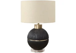 Lampe de table 26"H en résine