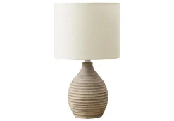 Lampe de table 17"H en résine