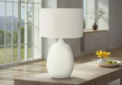 Lampe de table 26"H en résine