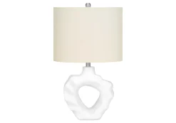 Lampe de table 25"H en résine