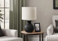 Lampe de table 16"H en résine