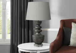 Lampe de table 28"H en résine