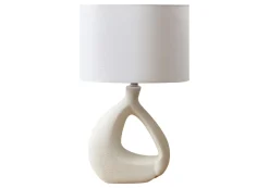 Lampe de table 23"H en résine