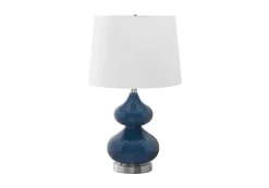 Lampe de table 24"H en verre