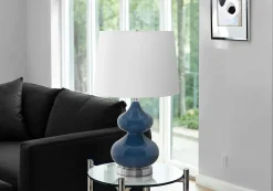 Lampe de table 24"H en verre