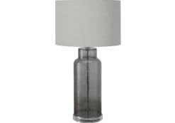 Lampe de table 28"H en verre