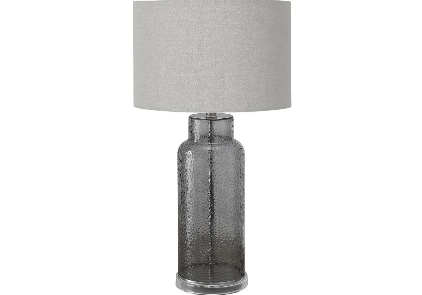 Lampe de table 28"H en verre