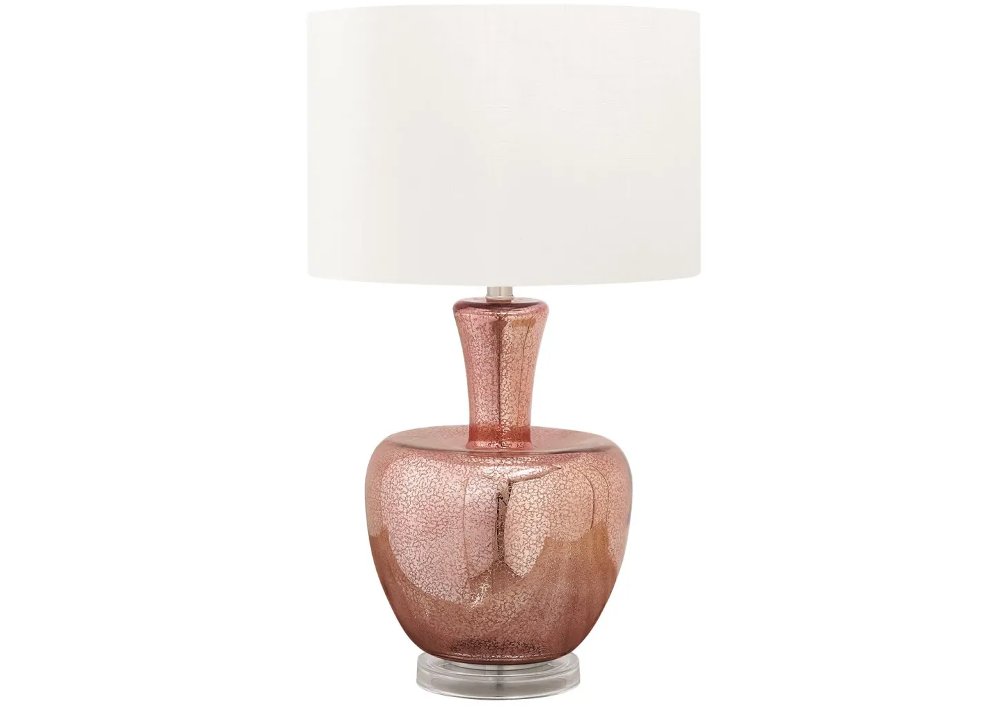 Lampe de table 26"H en verre