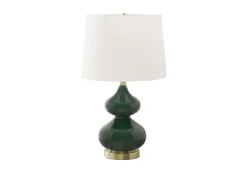 Lampe de table 24"H en verre