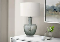 Lampe de table 26"H en verre