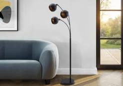 Lampe sur pied 71" en métal