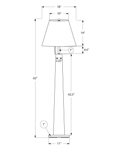 Lampe sur pied 62