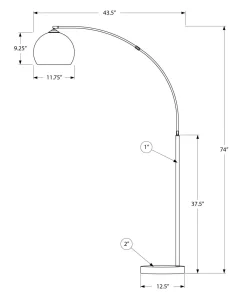 Lampe sur pied 74