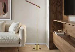 Lampe sur pied 65" en métal