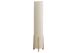 Lampe sur pied 50"H en aspect bois