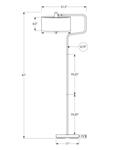 Lampe sur pied 61