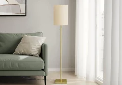 Lampe sur pied 62"H en métal