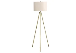 Lampe sur pied 63"H en métal