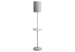 Lampe sur pied 62"H en métal avec port usb