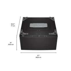 LG ENS Buanderie 4 morceaux, Inox noir