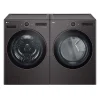 LG Ensemble laveuse et secheuse, Inox noir