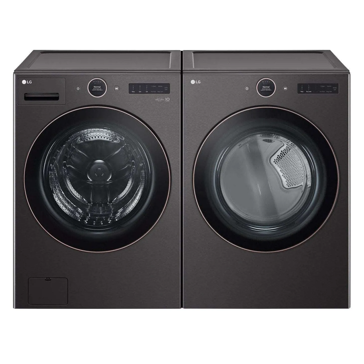 LG Ensemble laveuse et secheuse, Inox noir