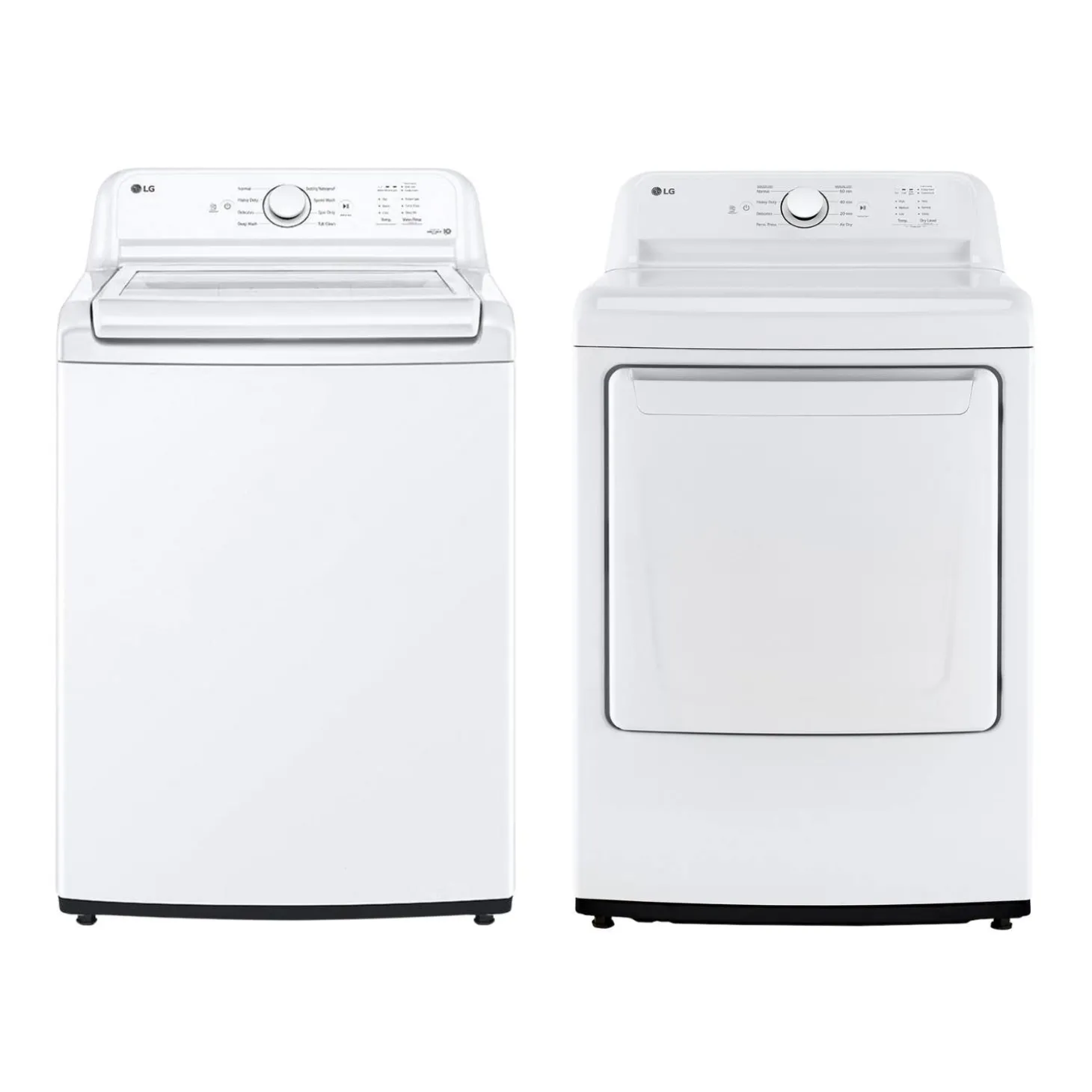 LG Ensemble laveuse sécheuse, Blanc, Chargement par le haut
