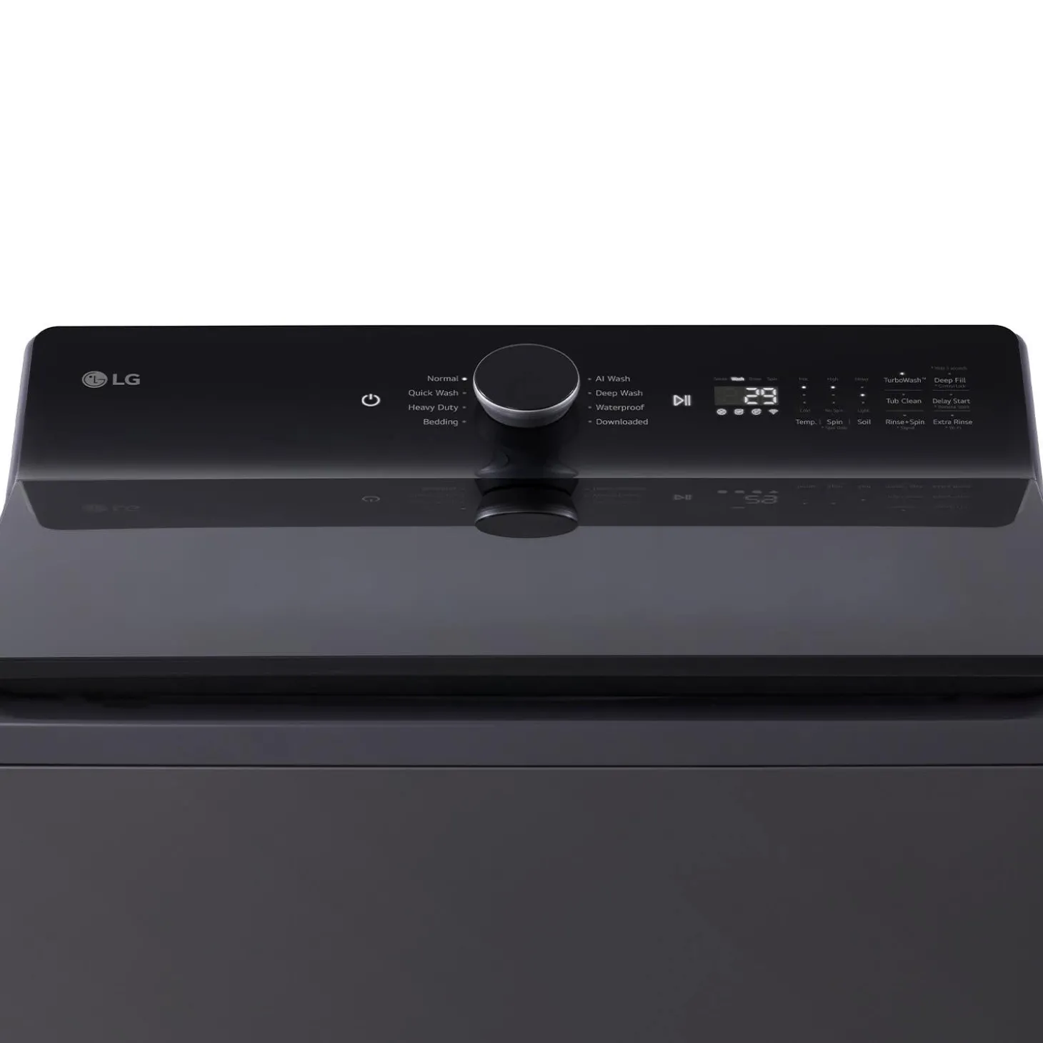 LG Ensemble laveuse sécheuse, Graphite, Chargement par le haut