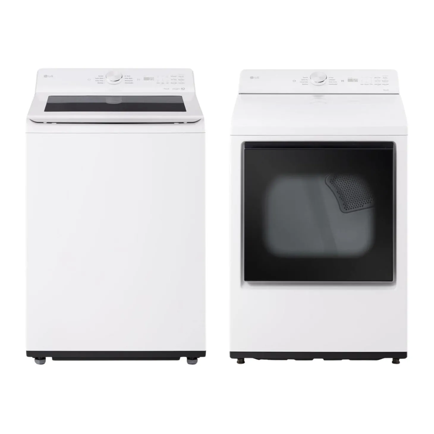 LG Ensemble laveuse sécheuse, Blanc, Chargement par le haut