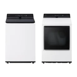 LG Ensemble laveuse sécheuse, Blanc, Chargement par le haut
