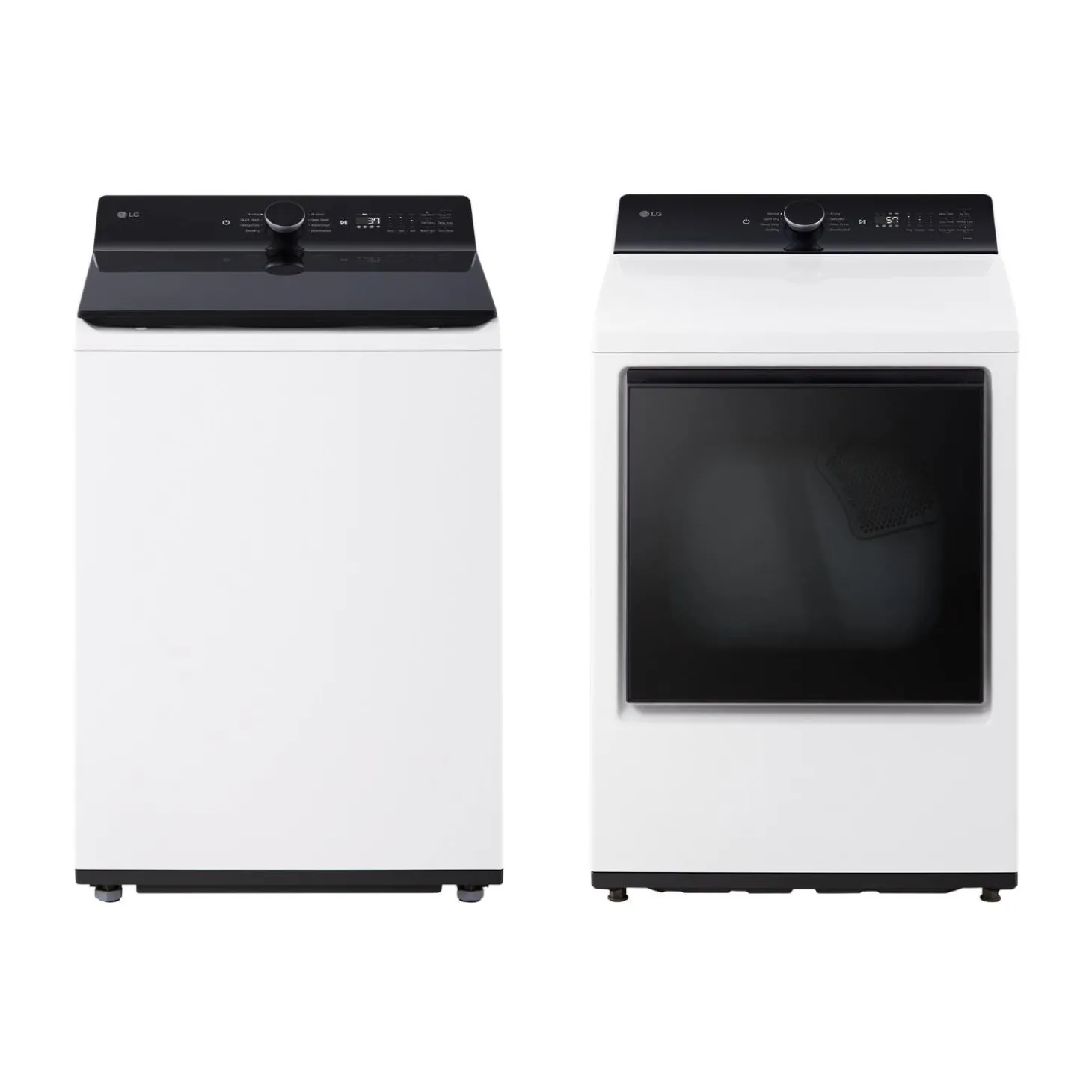 LG Ensemble laveuse sécheuse, Blanc, Chargement par le haut