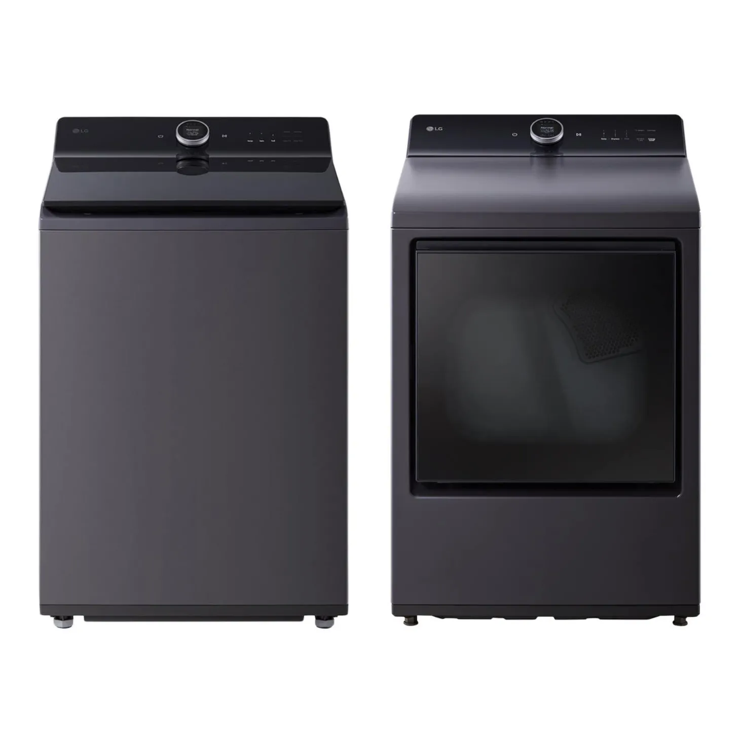 LG Ensemble laveuse sécheuse, Noir, Chargement par le haut