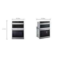 LG Four mural double Acier inoxydable30