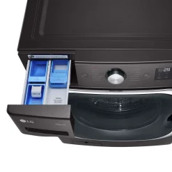 LG Laveuse Chargement frontal Inox Noir 29