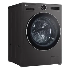 LG Laveuse et sécheuse tout-en-un, Inox Noir, 27", Chargement frontal - WM6998HBA