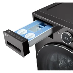 LG Laveuse et sécheuse tout-en-un, Inox Noir, 27