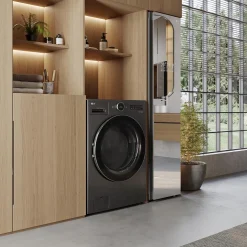 LG Laveuse et sécheuse tout-en-un, Inox Noir, 27